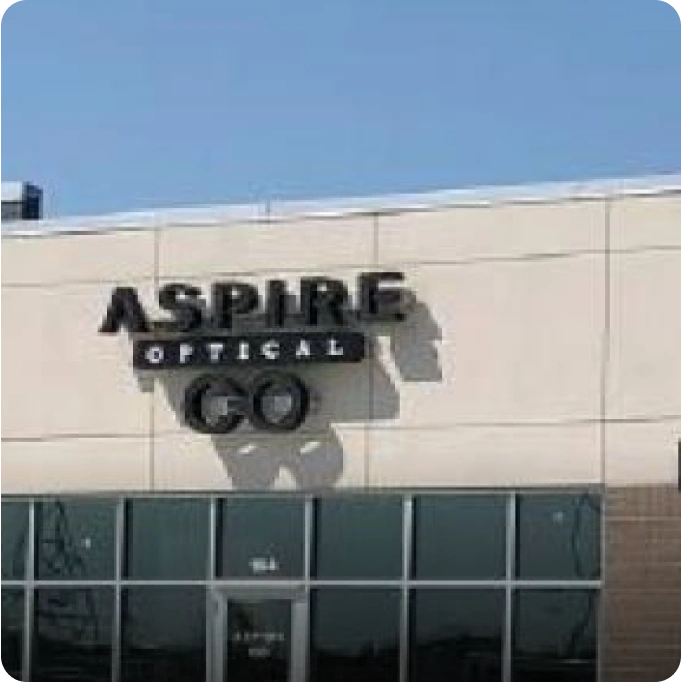 a sign on a building.